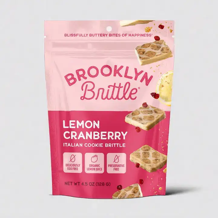 Lemon Cranberry - Italian Cookie Brittle