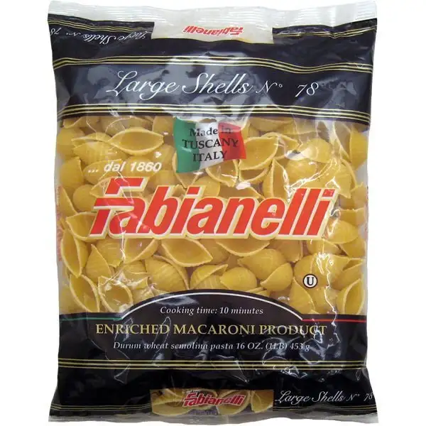 Fabianelli Large Shells Pasta (Conchiglioni) - 16 oz