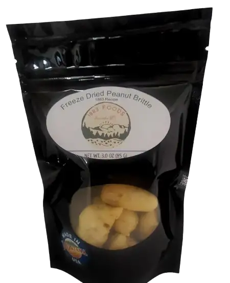 1883 Foods Freeze Dried Peanut Brittle - 3 OZ 18 Pack