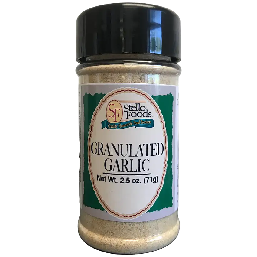 Stello Foods Spices - Garlic - Granulated 2.5 oz