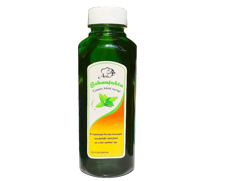 Green Mint Syrup (Sharbat E Sekanjabin, Sekanjebin)