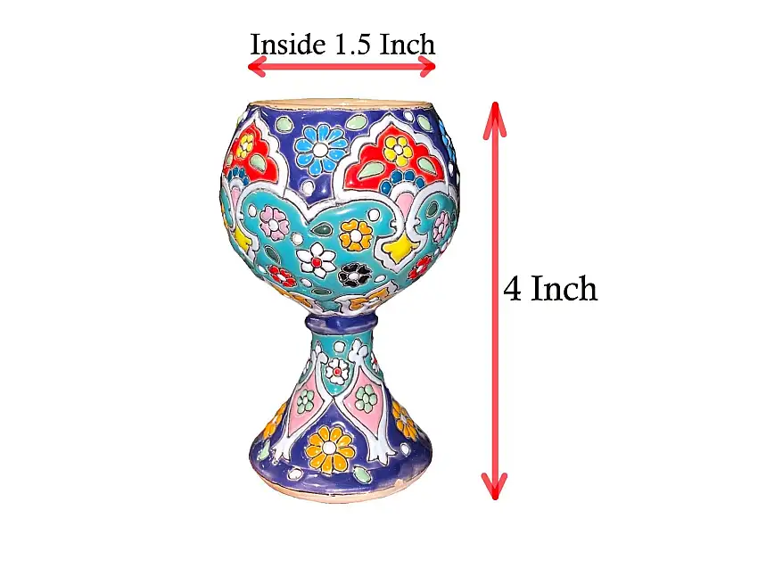 Haft sin Decorative Handcrafted Clay Jar - Colored