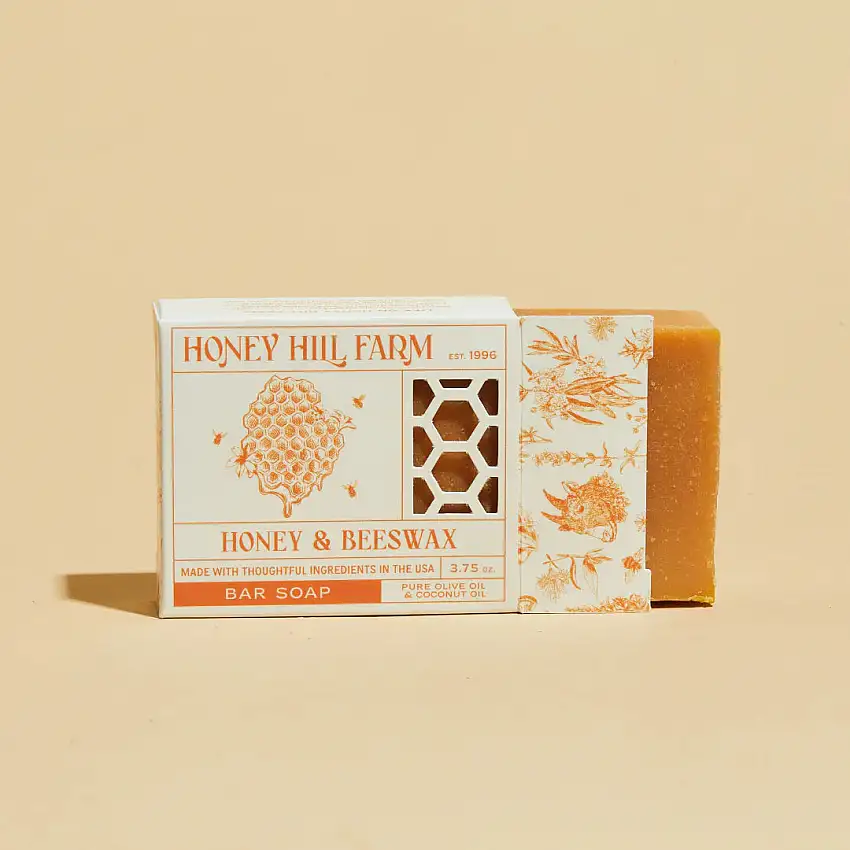 Honey Hill Farm Bar Soap Honey & Beeswax 3.75oz