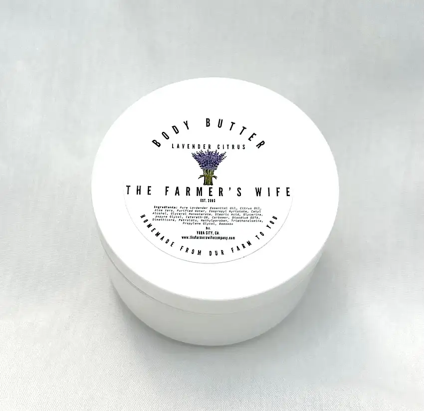 The Farmer's Wife Lavender Citrus Body Butter 8oz