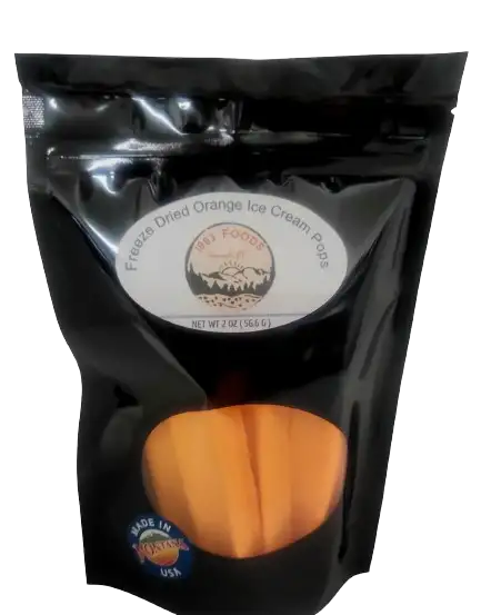1883 Foods Freeze Dried Orange Cream Pops - 2 OZ 12 Pack