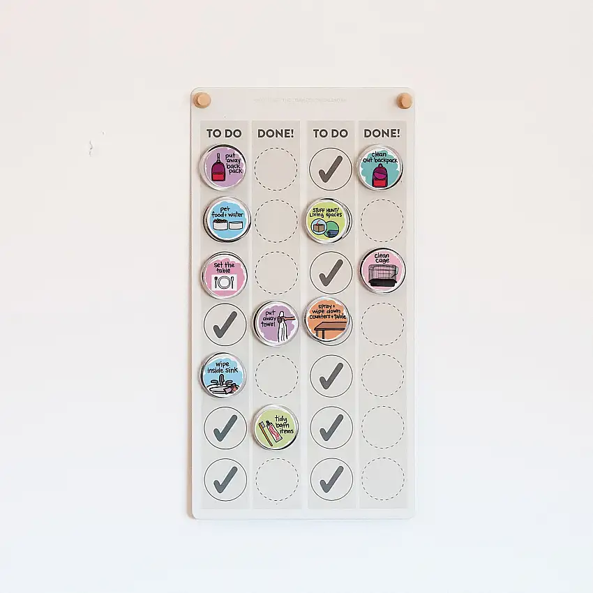 Kids' Daily + Weekly Chore Chart