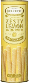 Dolcetto Lemon rolled wafer