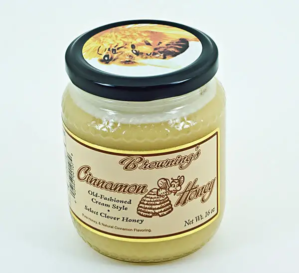 Browning's Old-Fashioned Cream Style Cinnamon Honey 16 oz