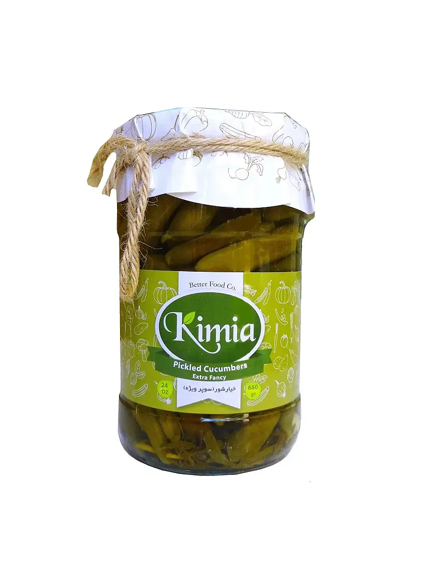 Midget Pickled Cucumbers (Khiar shoor e Riz)