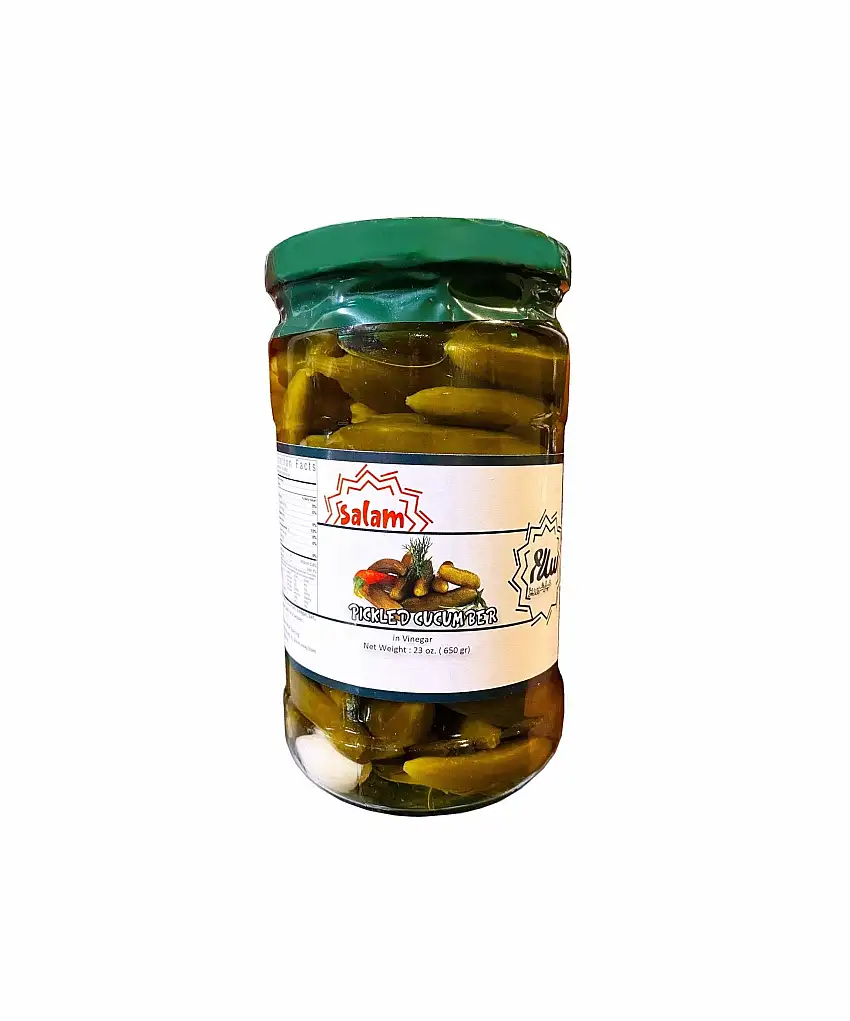 Midget Pickled Cucumbers (Khiar shoor e Riz)