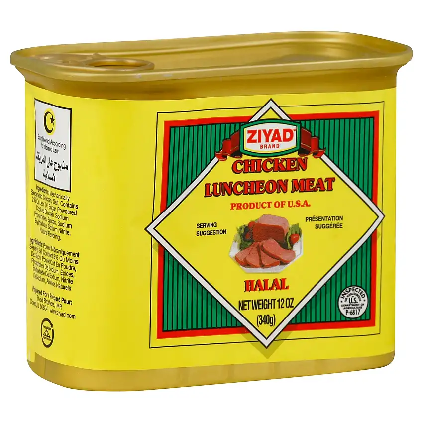 Ziyad Chicken Luncheon Meat, 12 oz