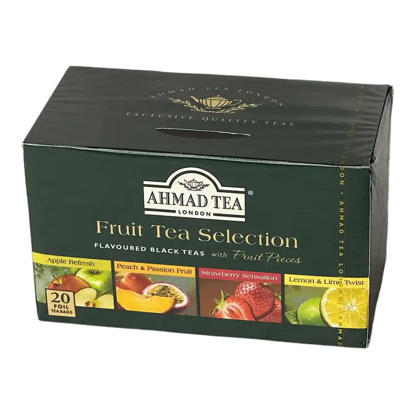 Ahmad Tea Flavoured Black Teas Fruit Tea Selection, 20 ct