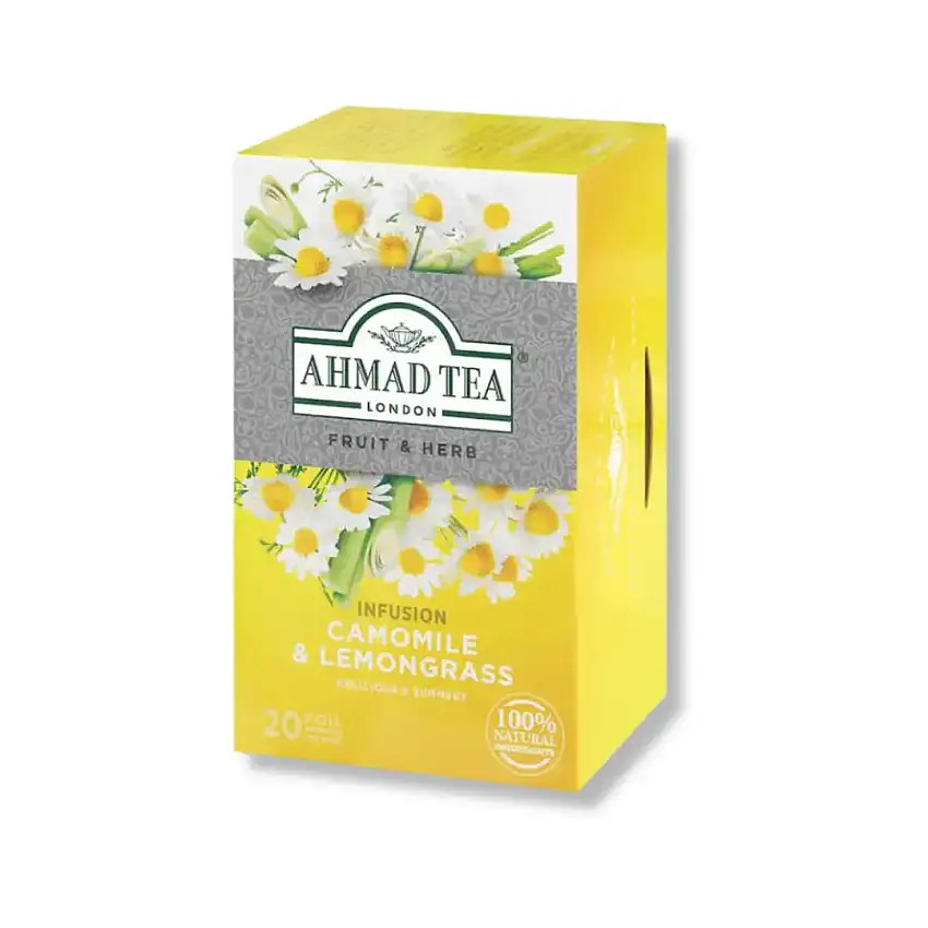 Ahmad Tea Camomile & Lemongrass Tea, 20 ct