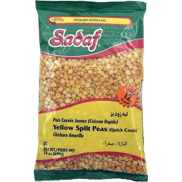 Sadaf Yellow Split Peas | Dried - 24 oz.
