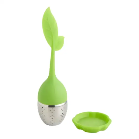 Silicone Leaf Tea Infuser - Green
