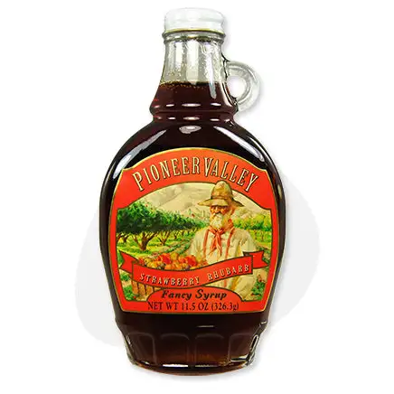 Pioneer Valley Gourmet Strawberry Rhubarb Syrup