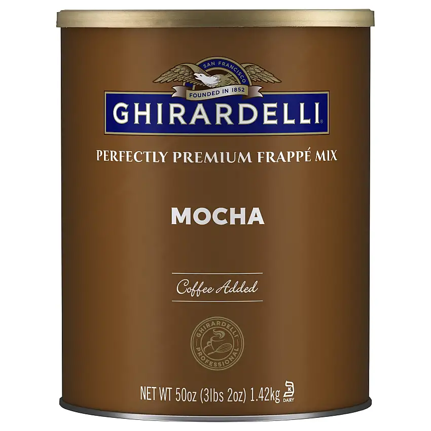 Ghirardelli Mocha Frappe (Contains Coffee) 3.12 lb. Can(s)