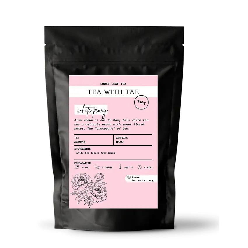 White Peony Loose Leaf Pouch (3oz. Loose Leaf Tea)